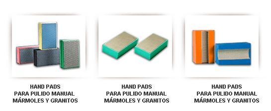 HAND PADS - PARA PULIDO DE MARMOLES Y PIEDRAS - imagen 2
